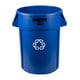thumbnail image 1 of Contenedor Brute Sin Tapa Rubbermaid 166 Lts Con Logo Azul Rubbermaid FG264307BLUE, 1 of 2