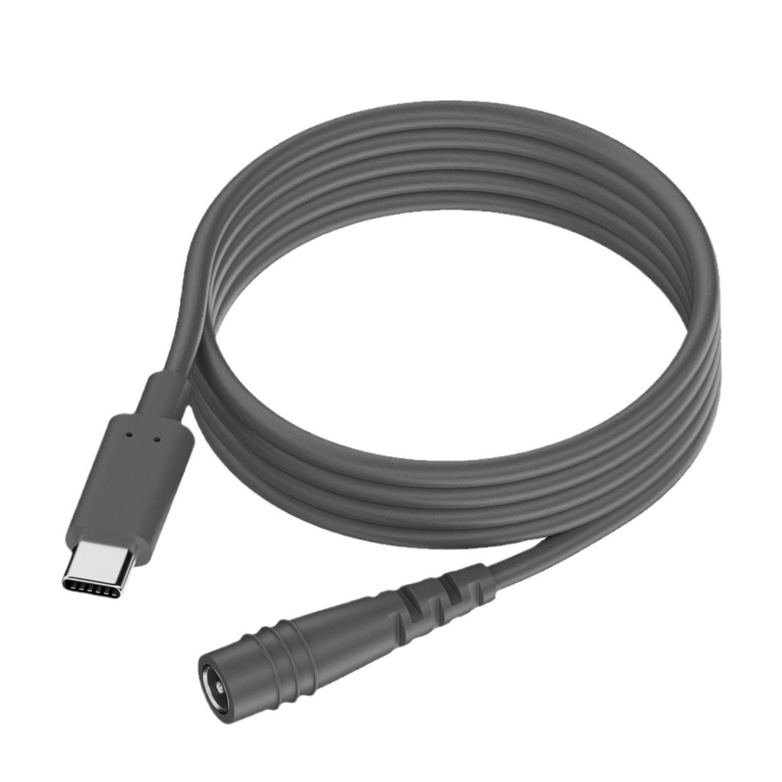 USB C to DC5521 5.5x2.1mm Power Adapter Cable Type C DC5521 Extension Cord for Various Electronic Devices Power Supply