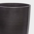 thumbnail image 3 of FIASON 2 Pack 21 Inch Dark Brown Brushed Tall Planters, 6.5 Gallon Tapered Plastic Plant Pots with Drainage, Mesh Screens & 2-in-1 Shelf Saucers, Indoor Outdoor Porch Patio Garden, 3 of 7