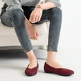 thumbnail image 3 of Ataiwee Women's Wide Width Flat Shoes，Plus Size Round Toe Slip on Wide Ballet Shoes., 3 of 6