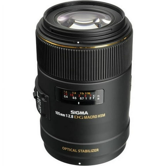 Sigma 258306 105mm F2.8 EX DG OS HSM Macro Lens for Nikon DSLR Camera