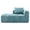 Blue, variant on MOONMISS Chenille Upholstered Modern Deep Seat Lazy Compression Sofa with Small Side Pocket-Yellow