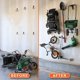 thumbnail image 4 of Gancho doble para pared, 3 uds., gancho Universal, gancho de pared negro, soporte para dispositivo para bicicleta, silla y escalera, 4 of 5