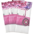 thumbnail image 2 of Dreamtimes Oldtimer Car Pink Flowers Kitchen Towels Set of 1 Dishcloths Hand Towels Tea Towels Ultra Absorbent for Cleaning Washing Drying Dishes Tableware 28'' x 18'', 2 of 7