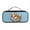 Cartoon Corgi, variant on Jiueut Blue Flower Stethoscope Storage Bag Carrying Case for Stethoscopes with Extra Room Stethoscope Bag with Carrying Handle Stethoscope Case Organizer with Zipper
