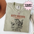 thumbnail image 4 of Kitty Biscuits Bakery T-Shirt, Funny Cat Sourdough Shirt, Cute Cat Bakery Tee, We Knead Em You Need Em Shirt, Cat Lover Baker Gift, 4 of 8