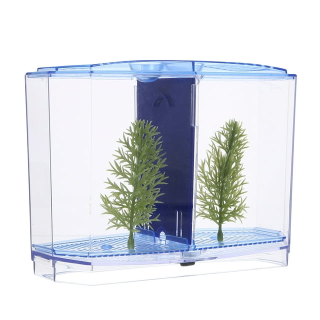 HEALEEP Compacto Para Peces Azul Para Oficina Con Simple Y Funciones Múltiples