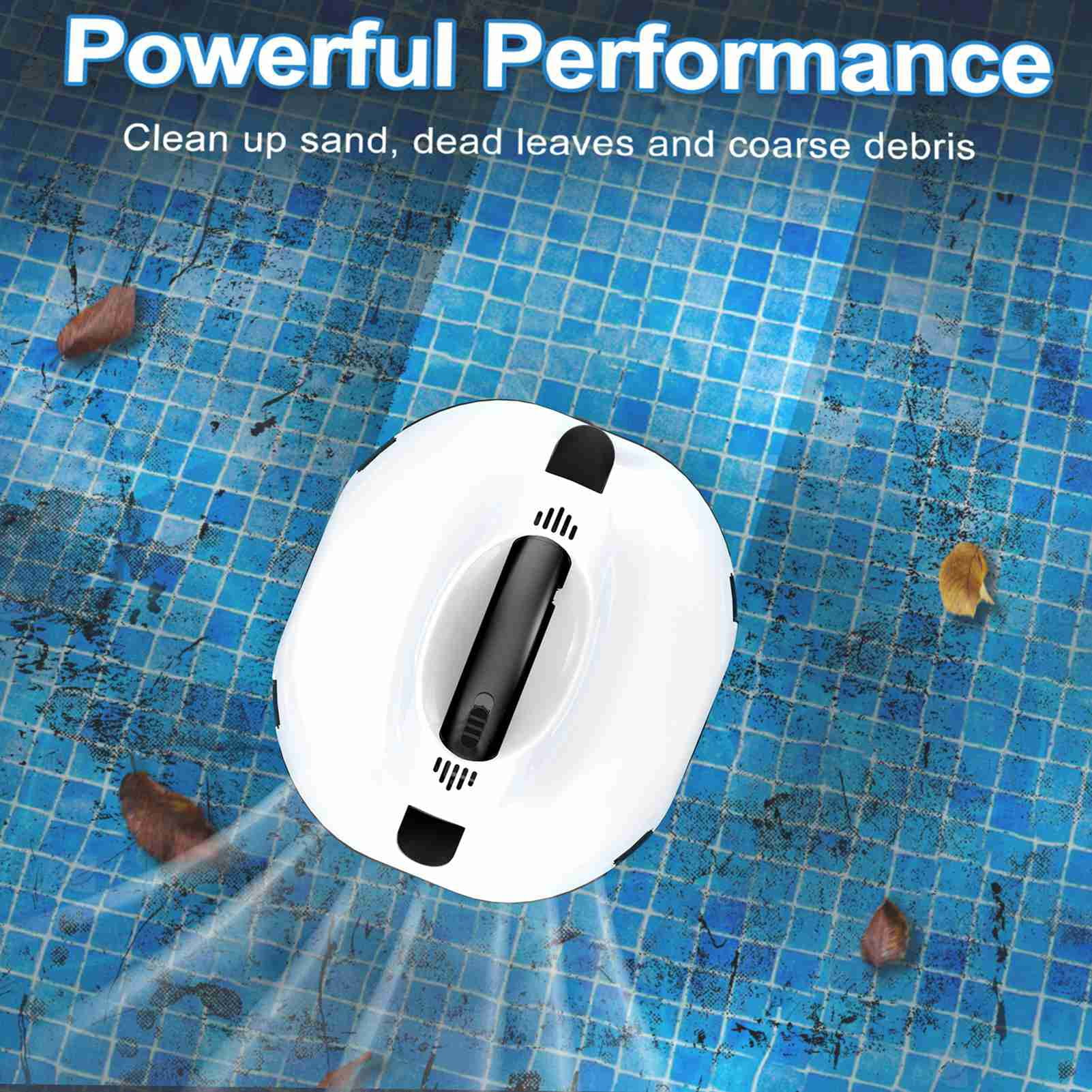 Cleaner Full Automatic Robotic Pool Cleaner Self-Parking Cordless Pool Vacuum Cleaner Robot