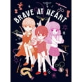 thumbnail image 2 of Men's Harry Potter Brave at Heart Anime Friends  Graphic Tee Navy Blue Medium, 2 of 5