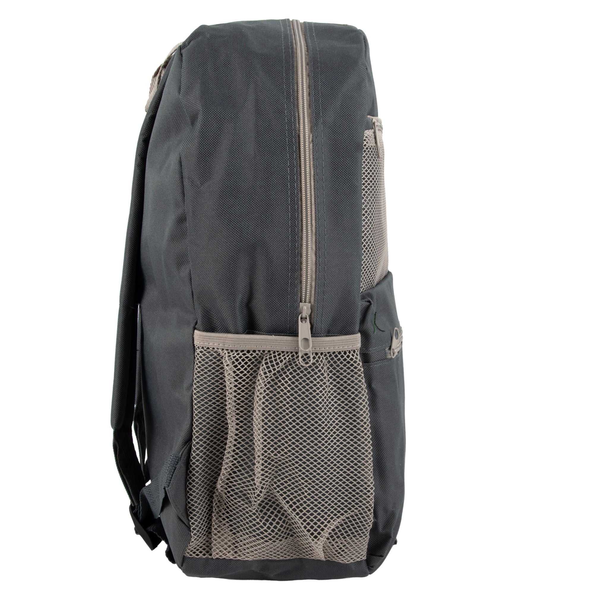 Trailmaker 17 Inch Backpacks, 24 Pack Multi Mesh Pocket with Adjustable Shoulder Straps for Travel, Commute