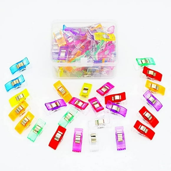 DEBGFS Sewing Clips for Fabric and Quilting, 50 Pieces, Sewing Product Embroidery Clips for Sewing Supplies and Accessories