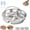 B, variant on Stainless Steel Divided Plate with Double Handles, Round Divided Dinner Plate, Upgraded Round 5-Compartment Lunch Tray Prevents Flavor Mixing for Meal Prep Cooking Home Camping Use (C)