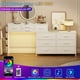 thumbnail image 5 of Tocador Vanity Con Diseño Giratorio 90°, Luces LED RGB - Tocador Para Recamara Con Estación De Carga - 10 Cajones De Almacenamiento, Bolsas Laterales - Tocador Para Recamara En Tu Hogar., 5 of 8