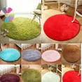 thumbnail image 1 of Soft Round Fluffy Area Rug for Girls Bedroom Anti-Slip Living Room Carpet Children Room Decor, White, 1 of 8