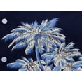 thumbnail image 3 of Men's Hawaiian Tropical Luau Aloha Beach Party Button Up Casual Dress Shirt (Black Lavender, 3XL), 3 of 4