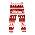 thumbnail image 3 of Girls' Christmas Leggings Snowflake Christmas Tree Printed Casual Pants Festive Kids' Girl Soft Yoga Dance Leggings, 3 of 8