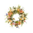 thumbnail image 4 of Corona de Primavera para Puerta de Entrada Corona de Flores Artificiales Decoración de Guirnaldas 18 en para Balcón de La Casa, 4 of 9