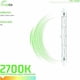 thumbnail image 3 of Pack de 2 tubos halógenos 400 W equivalente a 500 W 118 mm Blanco cálido R7s 2700 K 8600 lm Regulable 220-240 V Ángulo de iluminación 360° Bombilla halógena R7s R7s, 3 of 5