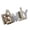 Family White, variant on Giaone Durability Christmas Nativity Set for Winter Home Garden Christmas Party