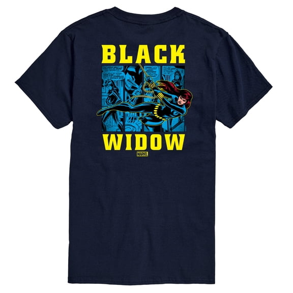 Marvel The Avengers - Black Widow Comic - Adult Short Sleeve Graphic T-Shirt