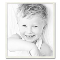 ArtToFrames 28" x 32" White Picture Frame, 28x32 inch White Wood Poster Frame (WOM-5138)