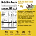 thumbnail image 6 of Lenny & Larry's Fitzels Protein Pretzels Snack, Boujie Mustard, 20g of Protein, 8 Pack, 6 of 6