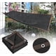 thumbnail image 2 of Black sunshade net, UV protection, sun protection cloth, swimming pool cover, sunshade net, garden balcony, sailcloth awning B Ref: 8143, 2 of 5