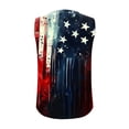 thumbnail image 6 of VerPetridure America Flag Shirt for Women Red White Blue Star Graphic Patriotic Shirt 4th of July Memorial Summer Tops Tee, 6 of 6