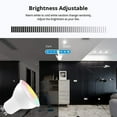thumbnail image 4 of Tuya Zigbee Ampoule Intelligente GU10 RGB+CCT 100-240V 5W Dimmable Ampoule LED Contrôle Vocal Compatible avec Alexa Google, 4 of 5