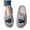Grey, variant on Womens Slippers Funny Cat Print Slip on Shoes Winter Warm Slides Non-Slip Plush House Slippers