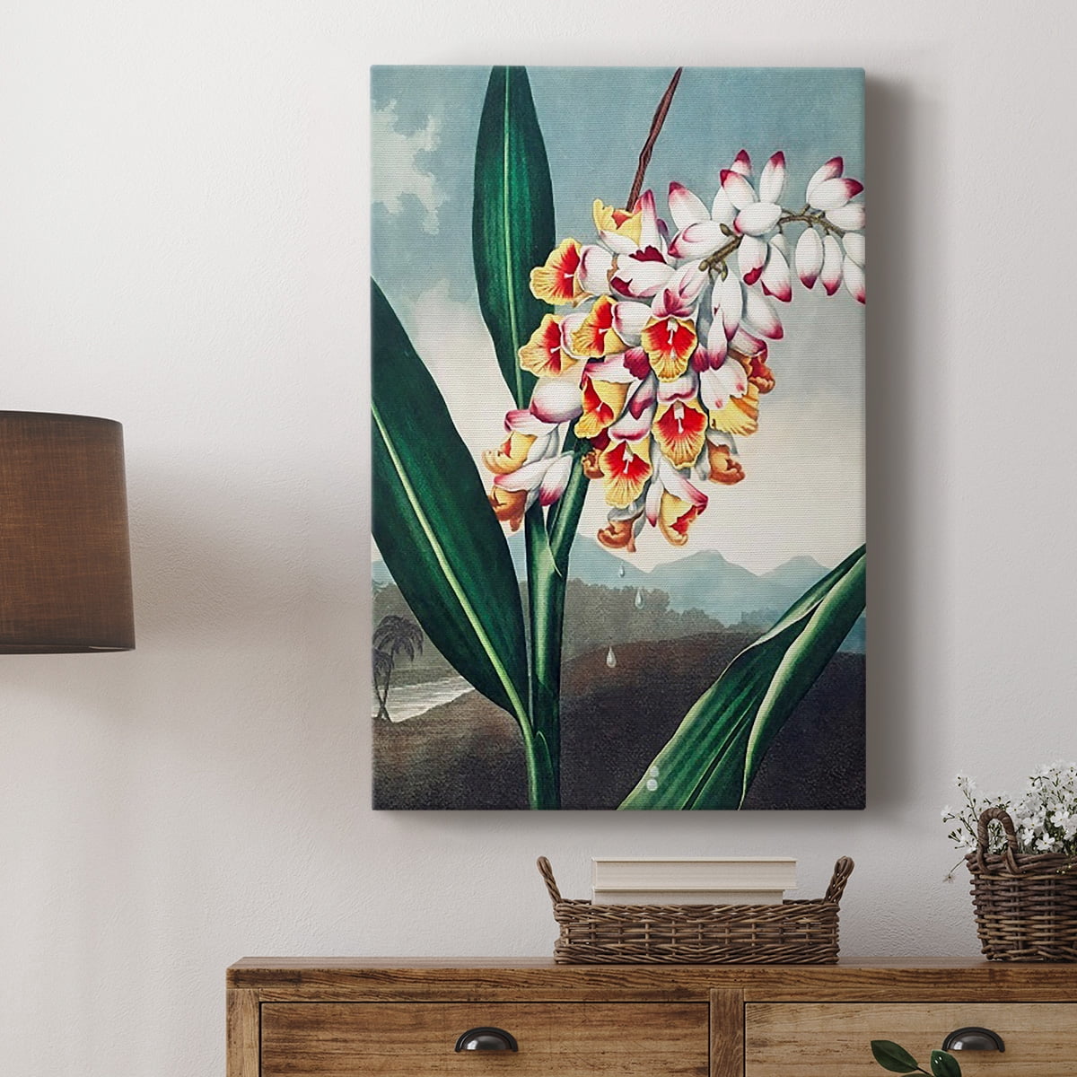 Temple of Flora VII Premium Gallery Wrapped Canvas - Ready to Hang