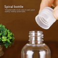 thumbnail image 3 of 1pcs 5ml - 250ml Plastic PET Clear Flip Lid Lotion Bottles Refillable Empty Plastic, 3 of 5