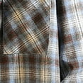 thumbnail image 5 of ZCFZJW Mens Lightweight Casual Button Down Plaid Shirts Casual Long Sleeve Regular Fit Leisure Shirt with Pockets Blue XXXXXL, 5 of 5