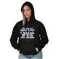 thumbnail image 5 of Favorite Police Officer Calls Me Mom Hoodie Sweatshirt Women Brisco Brands S, 5 of 6