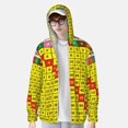 thumbnail image 2 of Daiia Multiplication Table2 UPF 50+ Sun Protection Hoodie Jacket Lightweight Long Sleeve Sun Shirt for Women Men with Pocket Hiking Outdoor-Medium, 2 of 7