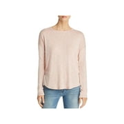 Splendid Womens Crewneck Pullover Knit Top Pink XS