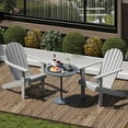 thumbnail image 4 of Costway Patio Adirondack Chair with Inclined Seat High Backrest & Wide Armrests Gray, 4 of 8