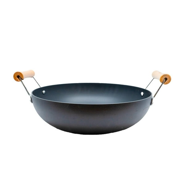 Verka Anodised Iron Wok, Karahi (Kadai), 36cm
