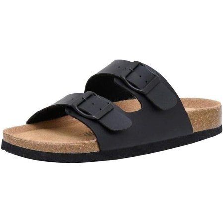 

CUSHIONAIRE Women s Lane Cork Footbed Sandal With Comfort