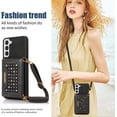 thumbnail image 4 of for Samsung Galaxy S22 Plus (Not S22) Crossbody Wallet Case for Women, Bling Glitter PU Leather Phone Case with RFID Blocking Card Holder Cover for Samsung Galaxy S22 Plus SZ Black, 4 of 18
