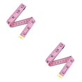 thumbnail image 2 of Matsuzay Tailor Tape Measuring Clothes Dress Sewing Double Sided Cloth Waist Dressmaker Professional Scale Ruler Head Rosado 2Conjunto, 2 of 6