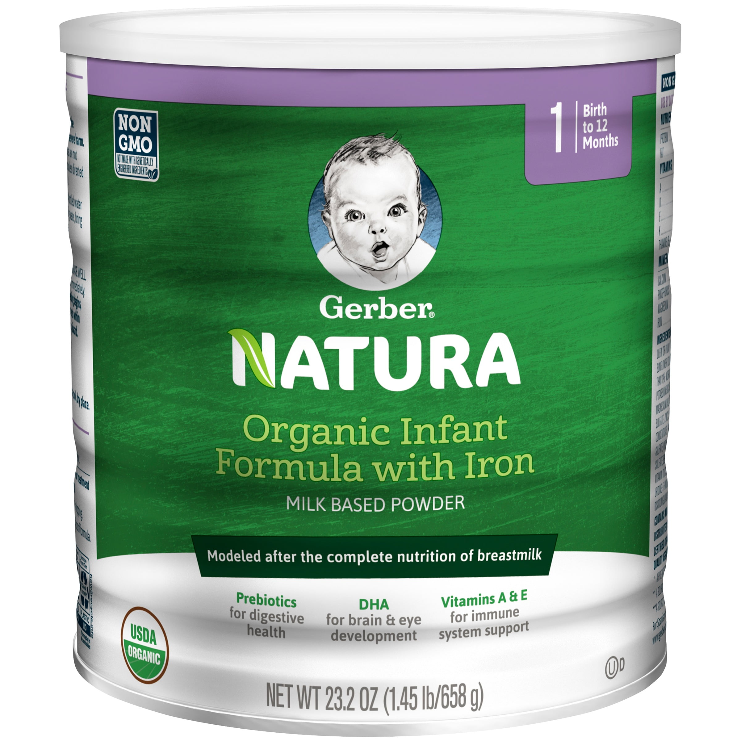Gerber Natura Organic Powder Infant 