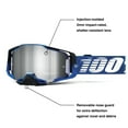 thumbnail image 4 of 100% Armega Goggles - Rockchuck - Flash Silver 50005-00011, 4 of 7