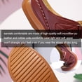 thumbnail image 2 of vintage Womens Platform Sandals Slip On Open Toe Comfortable Strappy, 2 of 8