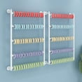 thumbnail image 2 of Wall Scarf Rack Silk Scarf Cloth Sample Display Rack Wallpaper Cloth Exhibition Floor Shelf Flower Packaging Color Paper Ribbon Rack, 2 of 5