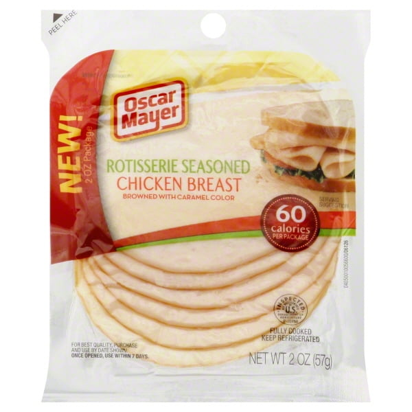 Oscar Mayer Rotisserie Seasoned Chicken Breast, 2 Oz.