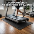 thumbnail image 7 of Treadmill Mat 68"x24" to 79"x35.5" Foldable Non-Slip Exercise Equipment Mat, Shock Absorbing Floor Protector for Walking Pad, Home Gym, Carpet & Hardwood Floors, 7 of 7