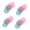 24pcs, variant on 6 Pcs Shower Caps, Waterproof Bath Caps Plastic Disposable Shower Caps Elastic Band Bath Hair Caps for Women Kids
