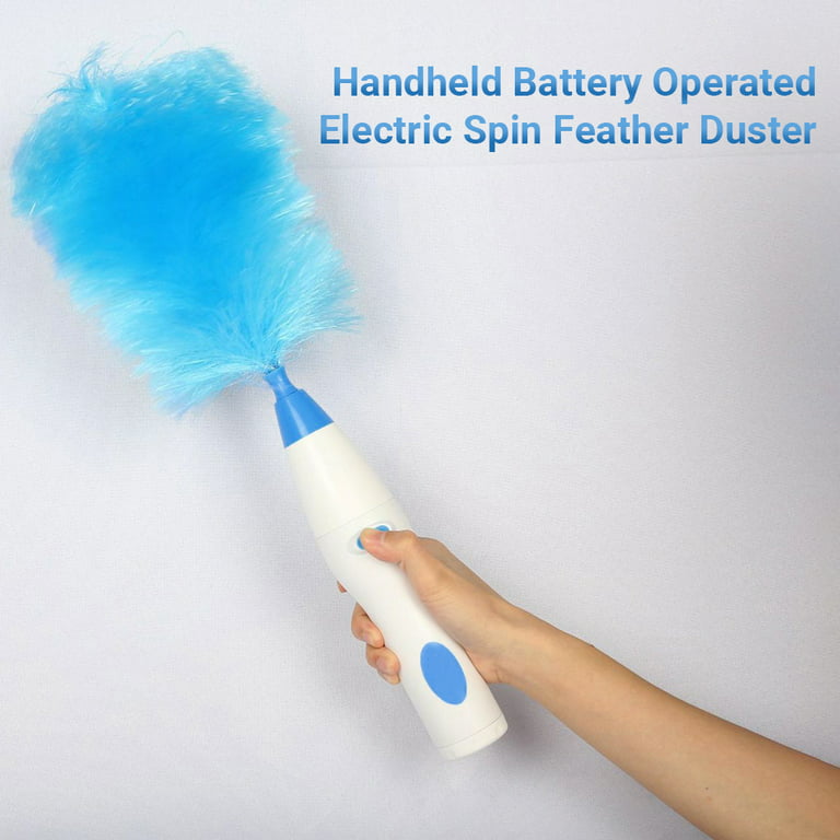 Hand-Held, Sward Go Dust Electric Feather Spin Motorized Cleaning Brush Set  Home