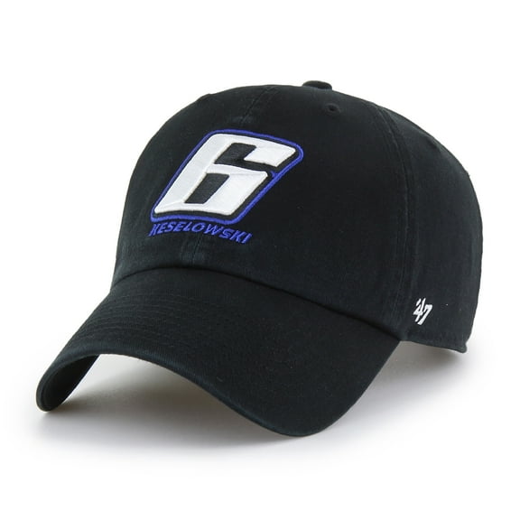 Men's '47  Black Brad Keselowski  Clean Up Adjustable Hat